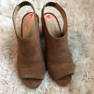 Michael Kors Suede Mules